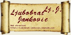 Ljubobrat Janković vizit kartica
